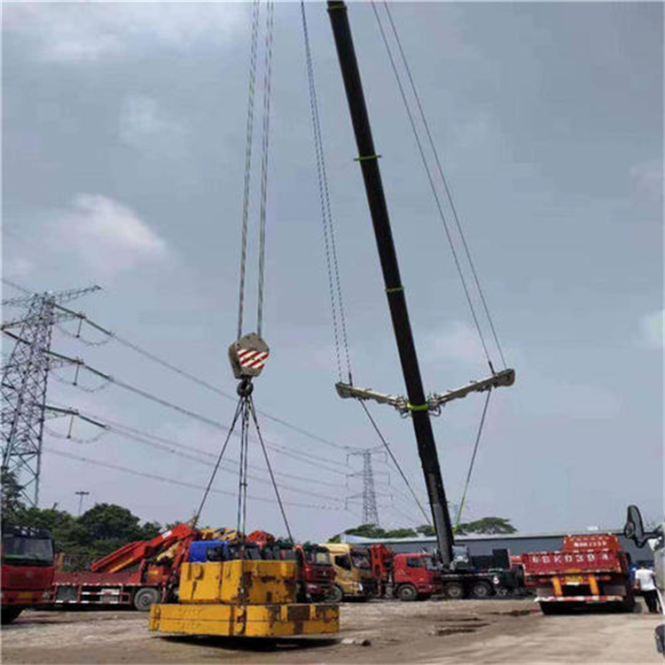 毛道乡风电设备吊装